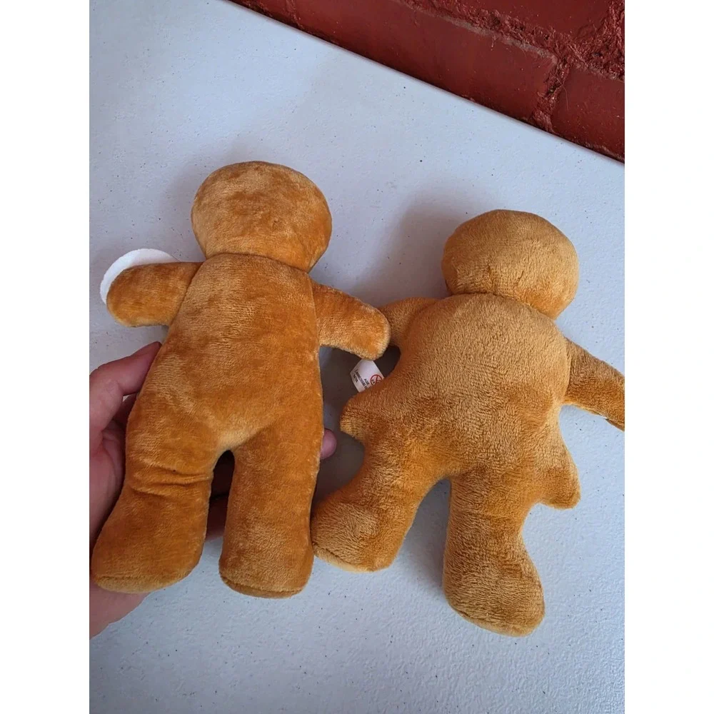 NWOT Pair Gingerbread Plush Figurines Target Christmas Candycane